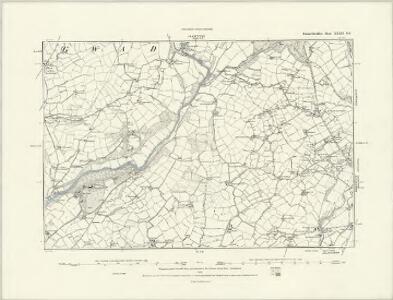 Carmarthenshire XXXII.SW - OS Six-Inch Map