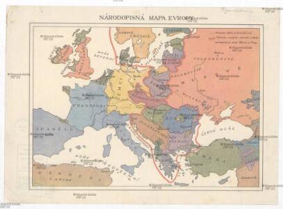Národopisná mapa Evropy