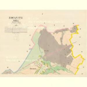 Ziwanitz - c9460-1-001 - Kaiserpflichtexemplar der Landkarten des stabilen Katasters