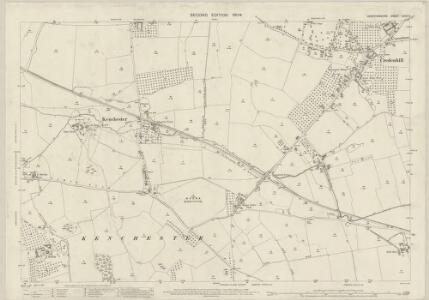 Herefordshire XXXIII.5 (includes: Bishopstone; Brinsop; Credenhill; Kenchester; Mansell Lacy; Stretton Sugwas) - 25 Inch Map