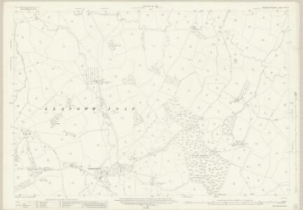 Monmouthshire XX.13 (includes: Devauden; Llan Gwm; Llantrisaint Fawr) - 25 Inch Map
