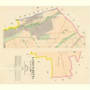 Langenlhotta (Dlauha-Lhotta) - c1129-1-002 - Kaiserpflichtexemplar der Landkarten des stabilen Katasters