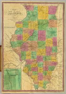 Map of Illinois.
