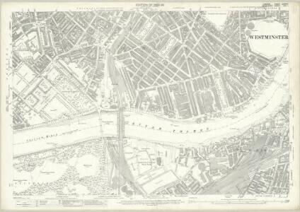 London (Edition of 1894-96) LXXXVIII (includes: Battersea; Chelsea; City Of Westminster) - 25 Inch Map
