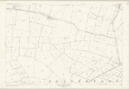 Northamptonshire XXIX.2 (includes: Claycoton; Lilbourne; Yelvertoft) - 25 Inch Map