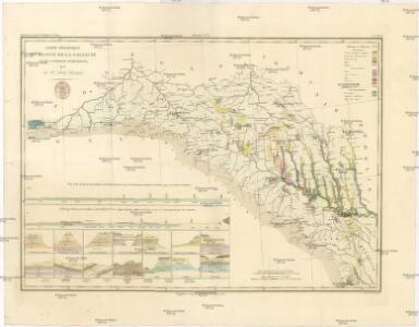Carte géológique du bassin de la Gallicie et de la Podolie autrichienne