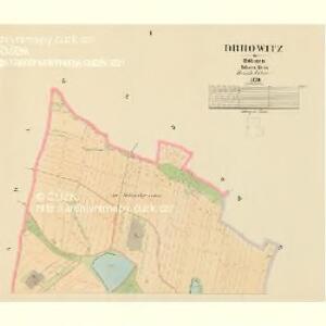 Drhowitz - c1527-1-001 - Kaiserpflichtexemplar der Landkarten des stabilen Katasters