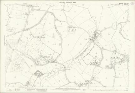 Berkshire XLV.7 (includes: Beech Hill; Shinfield; Swallowfield) - 25 Inch Map
