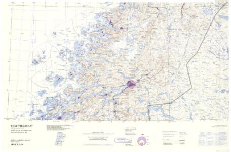 Statistikk 43-20-2: Bosettingskart over Mo i Rana. Blad 20