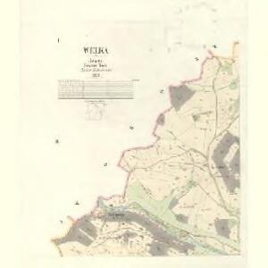 Welka - c8383-1-001 - Kaiserpflichtexemplar der Landkarten des stabilen Katasters