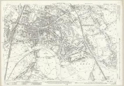 Herefordshire XXXIII.16 (includes: Hereford; Lower Bullingham) - 25 Inch Map
