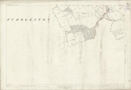Worcestershire XXV.8 (includes: Bockleton; Hatfield; Pudlestone) - 25 Inch Map