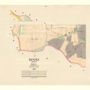 Kinitz (Kinice) - c3770-1-003 - Kaiserpflichtexemplar der Landkarten des stabilen Katasters