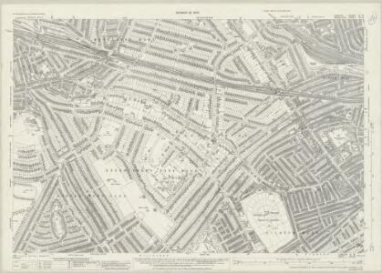 London (1915- Numbered sheets) IV.3 (includes: Hampstead; Willesden) - 25 Inch Map