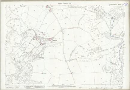 Gloucestershire XLII.11 (includes: Bisley with Lypiatt; Duntisbourne Abbots; Edgeworth; Miserden; Winstone) - 25 Inch Map