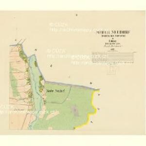 Nieder Neudorf (Dolenj djl Nowewsy) - c1350-1-002 - Kaiserpflichtexemplar der Landkarten des stabilen Katasters