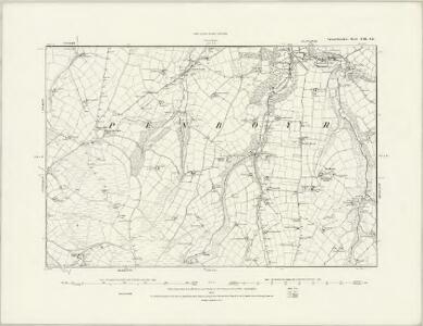 Carmarthenshire XIII.SW - OS Six-Inch Map