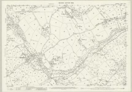 Cornwall LXIX.14 (includes: Breage; Crowan; St Erth; St Hilary) - 25 Inch Map