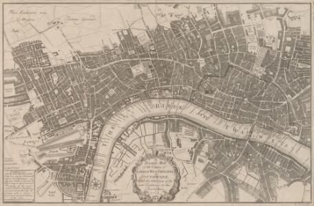 A POCKET MAP of the Cities of LONDON, WESTMINSTER & SOUTHWARK With the Addition of the Buildings to the Present Year