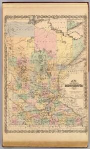 Map of the State of Minnesota, 1874.