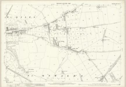 Durham XXVII.2 (includes: Belmont; Durham; Sherburn House; Sherburn) - 25 Inch Map