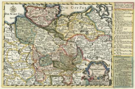 Reise Charte durch Nieder-Sachsen