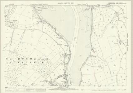Cardiganshire XXXVII.4 (includes: Cardigan; St Dogmaels; Verwig) - 25 Inch Map