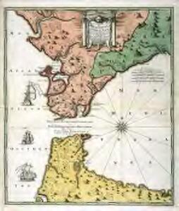 Carte nouvelle de l'isle de Cadix [et] du detroit de Gibraltar