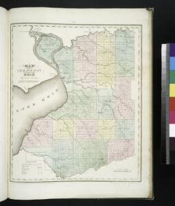 Map of the county of Erie / by David H. Burr ; engd. by Rawdon, Clark & Co., Albany, & Rawdon, Wright & Co., New York.