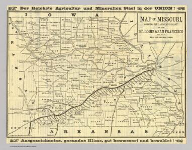 Map of Missouri.