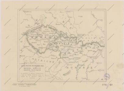 Sbírka map a diagramů použitých na mírových konferencích v Paříži v letech 1919 - 1920