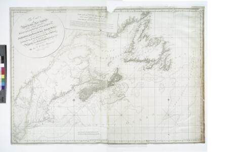 The coast of Nova Scotia, New England, New-York, Jersey, the Gulph and River of St. Lawrence, the islands of Newfoundland, Cape Breton, St. John, Antecosty, Sable, &c., and soundings thereof ... / by Jos. F.W. Des Barres Esqr., MDCCLXVIII.