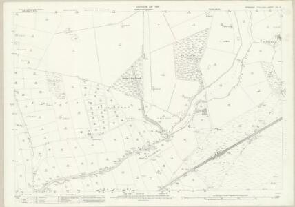 Yorkshire CXL.16 (includes: Flaxton; Lillings Ambo; Sheriff Hutton With Cornbrough; Strensall) - 25 Inch Map