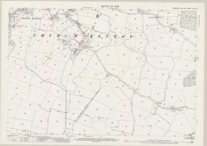 Yorkshire CCV.15 (includes: Biggin; Church Fenton; Little Fenton; Ryther Cum Ossendyke) - 25 Inch Map
