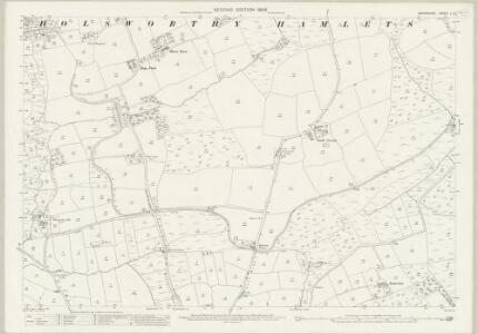 Devon L.10 (includes: Holsworthy Hamlets; Holsworthy) - 25 Inch Map