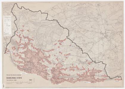 Stäfa: Definition der Siedlungen für die eidgenössische Volkszählung am 01.12.1970; Siedlungskarte