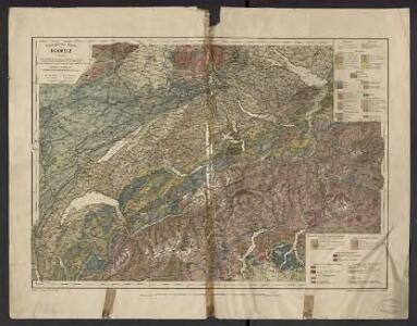 Geologische Karte der Schweiz : 1:500 000