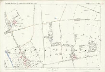 Suffolk XXXIII.15 (includes: Bury St Edmunds; Fornham All Saints; Fornham St Genevieve; Fornham St Martin; Timworth) - 25 Inch Map