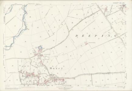 Lincolnshire CLII.1 (includes: Deeping Gate; Deeping St James; Maxey; Northborough; West Deeping) - 25 Inch Map