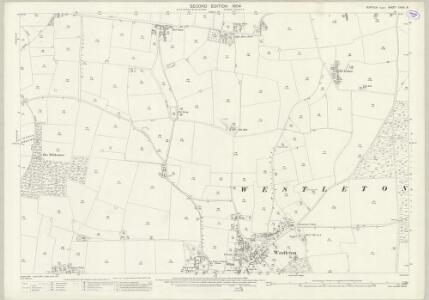 Suffolk XXXIX.15 (includes: Darsham; Westleton) - 25 Inch Map
