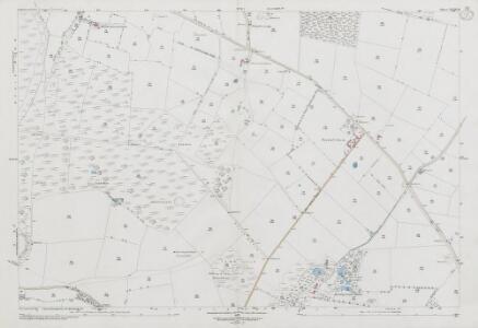 Somerset XVIII.11 (includes: Blagdon; Burrington; Ubley) - 25 Inch Map