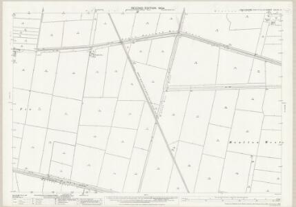 Lincolnshire CXLVIII.3 (includes: Cowbit; Crowland; Moulton; Weston) - 25 Inch Map