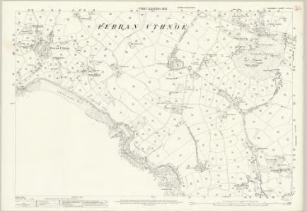 Cornwall LXXV.5 (includes: Breage; Perranuthnoe; St Hilary) - 25 Inch Map
