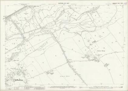 Hampshire and Isle of Wight XXXII.2 (includes: Barton Stacey; Chilbolton; Wherwell) - 25 Inch Map