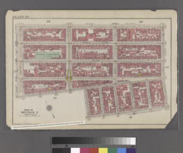 Plate 24: Bounded by E. 4th Street, Avenue B, Clinton Street, Stanton Street, Orchard Street, E. Houston Street and Second Avenue.