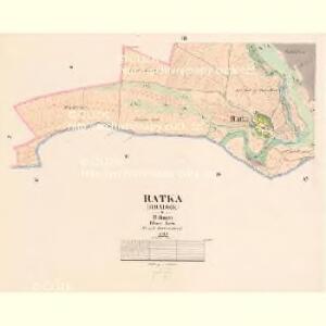 Ratka (Hradek) - c2295-1-002 - Kaiserpflichtexemplar der Landkarten des stabilen Katasters