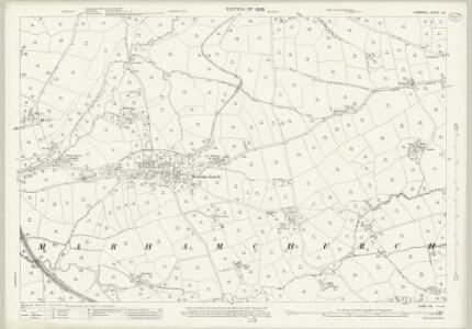 Cornwall V.8 (includes: Bude Stratton; Launcells; Marhamchurch; Poundstock) - 25 Inch Map