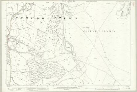 Gloucestershire XX.13 (includes: Prestbury; Southam; Winchcombe) - 25 Inch Map