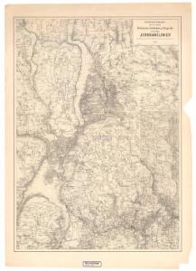 Spesielle kart 28: Oversigtskart over de mellem Kristiania, Hadeland og Ringerike undersøgte Jernbanelinier