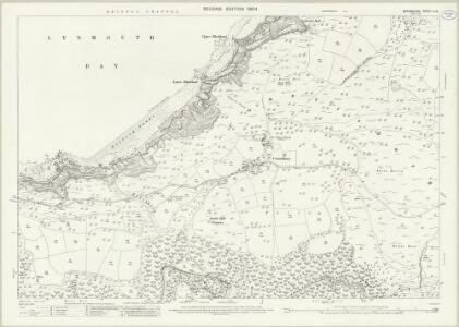 Devon III.10 (includes: Brendon; Countisbury; Lynton) - 25 Inch Map